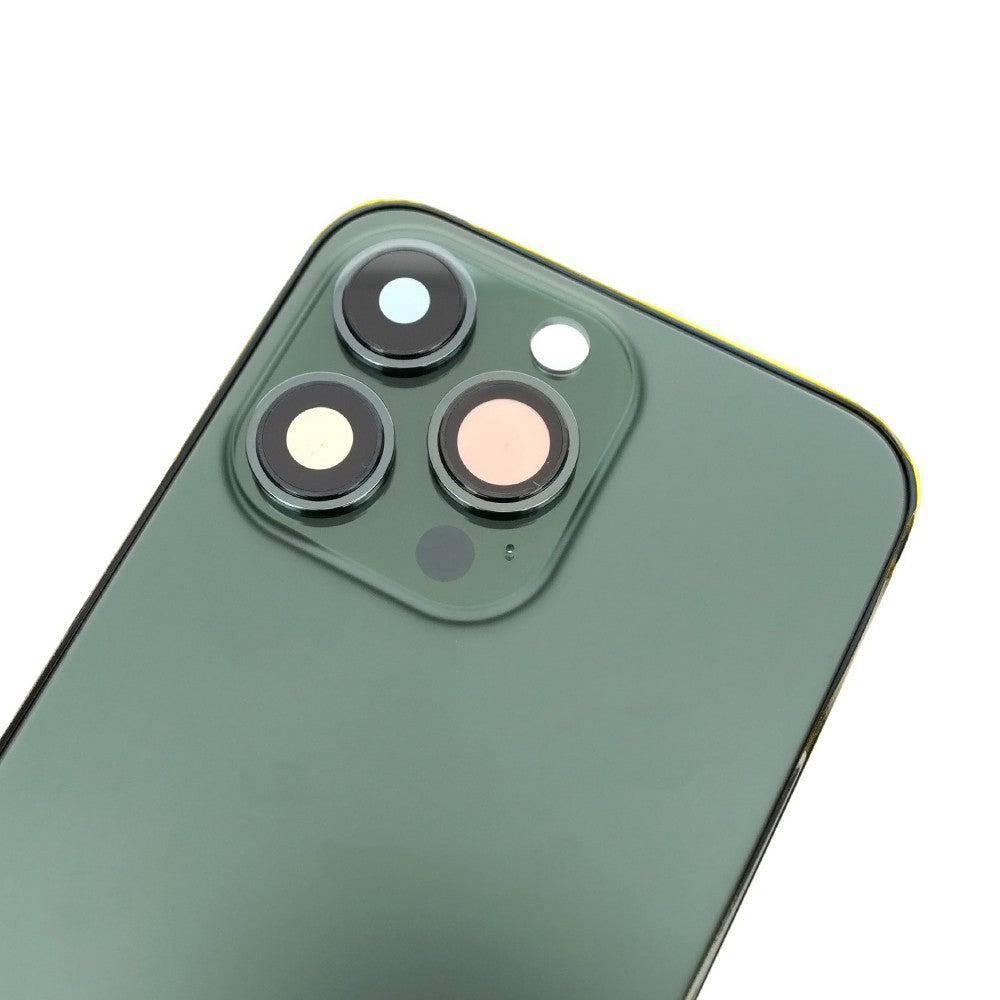 Rear Housing for iPhone 13 Pro (NO LOGO)-Green Rear Housing for iPhone 13 Pro (NO LOGO)-Green